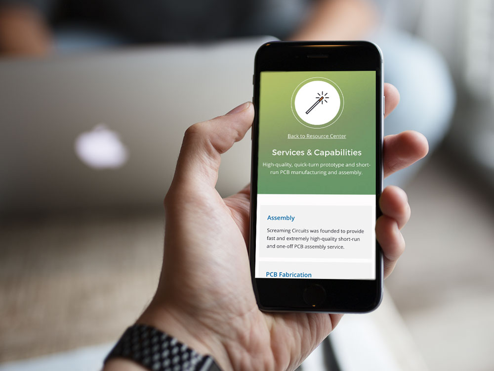 The Services and Capabilites section on an iPhone